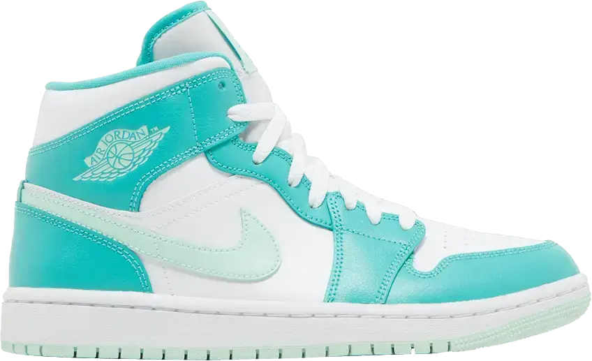  Jordan 1 Mid Washed Teal (Women&#039;s)