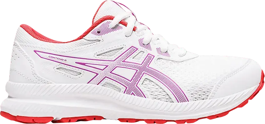  Asics Contend 8 GS &#039;White Orchid&#039;