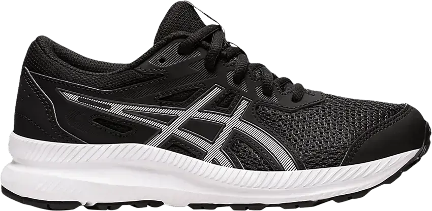  Asics Contend 8 GS &#039;Black White&#039;