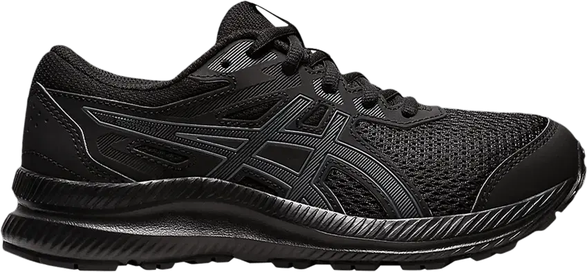  Asics Contend 8 GS &#039;Black Carrier Grey&#039;