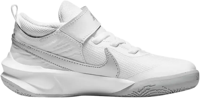  Nike Team Hustle D10 PS &#039;White Metallic Silver&#039;