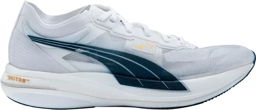  Puma Tracksmith x Wmns Deviate Nitro Elite Racer &#039;White Peacoat&#039;