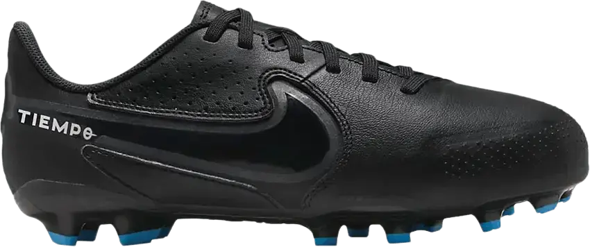  Nike Tiempo Legend 9 Academy MG GS &#039;Black Dark Smoke Grey&#039;