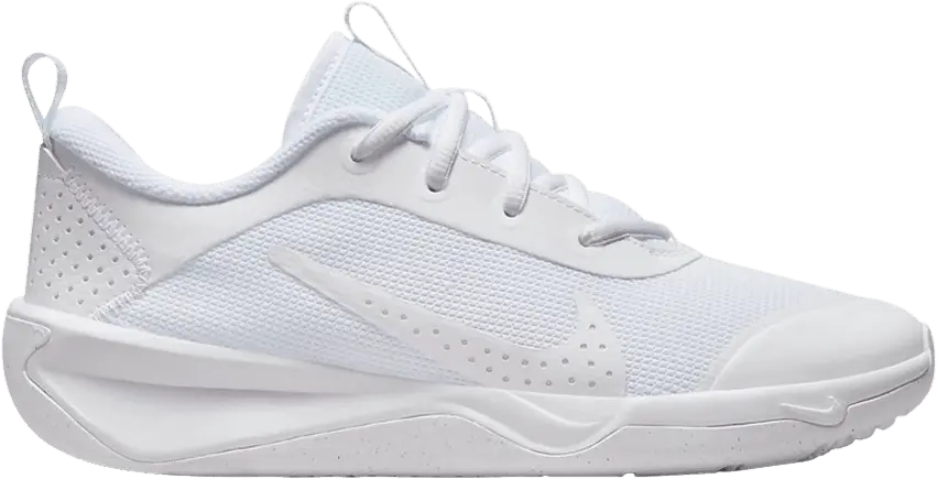  Nike Omni Multi-Court GS &#039;White Pure Platinum&#039;