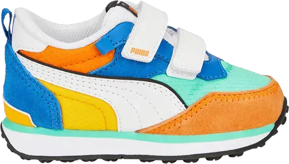  Puma Rider FV Infant &#039;Biscay Green Vibrant Orange&#039;