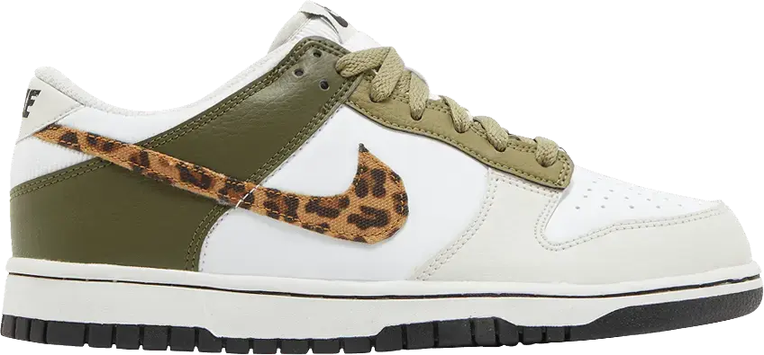  Nike Dunk Low Olive Leopard (GS)