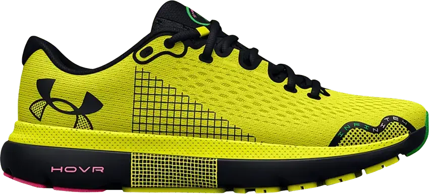  Under Armour HOVR Infinite 4 &#039;Yellow Ray Pink&#039;