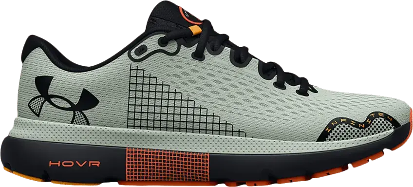  Under Armour HOVR Infinite 4 &#039;Illusion Green Orange&#039;