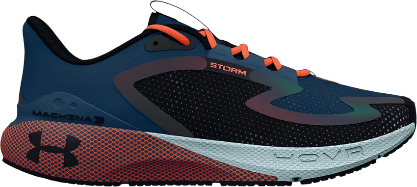  Under Armour HOVR Machina 3 Storm &#039;Petrol Blue Orange&#039;