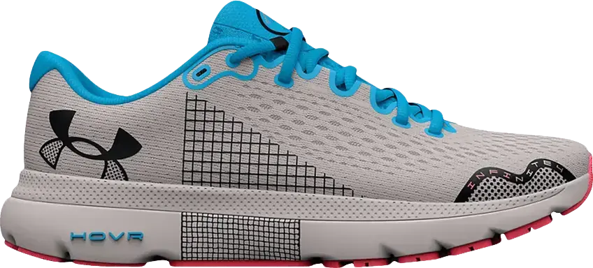  Under Armour HOVR Infinite 4 &#039;Grey Blue Red&#039;