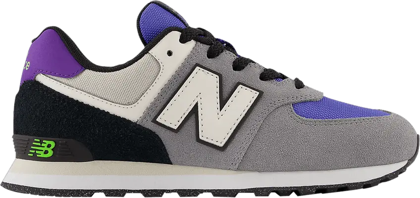  New Balance 574 Big Kid Wide &#039;Gunmetal Aura&#039;