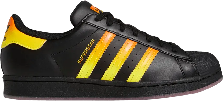  Adidas Superstar &#039;Black Beam Yellow Gradient&#039;