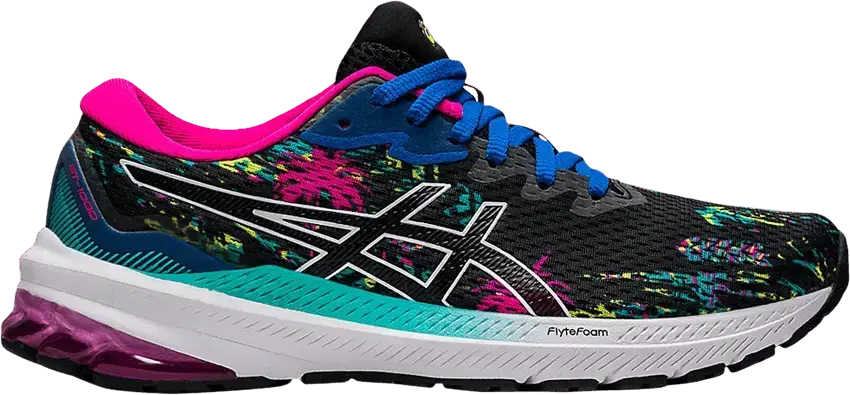  Asics Wmns GT 1000 11 &#039;Color Injection Pack - Black Pink Glow&#039;
