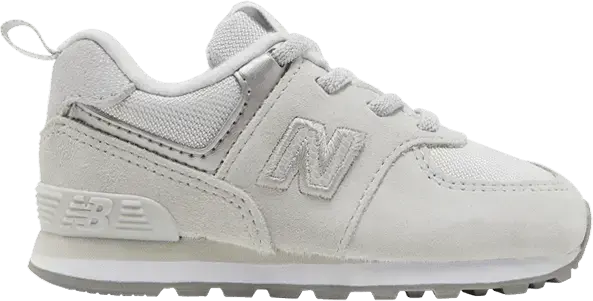  New Balance 574 Bungee Lace Toddler Wide &#039;Summer Fog&#039;