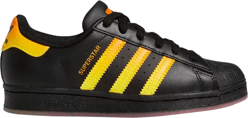  Adidas Superstar J &#039;Black Beam Yellow Gradient&#039;