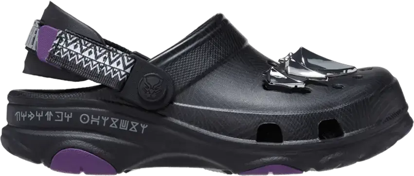  Crocs Marvel x All-Terrain Clog Kids &#039;Black Panther&#039;