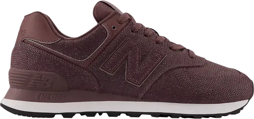  New Balance Wmns 574 &#039;Burgundy Bone Reptile&#039;