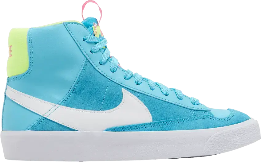  Nike Blazer Mid &#039;77 GS &#039;Dance - Baltic Blue Volt Pink&#039;