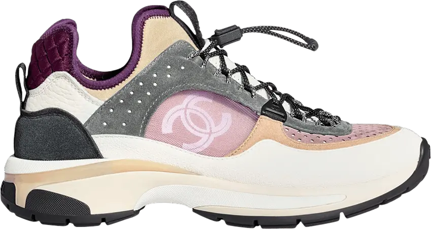  Chanel Wmns Sneaker &#039;White Grey Purple&#039;