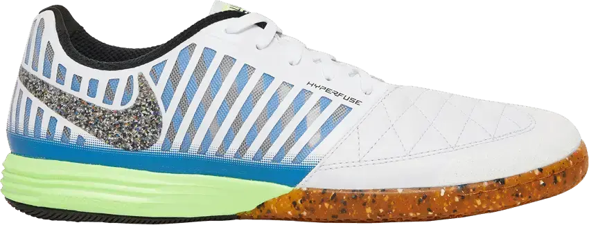  Nike Lunar Gato 2 IC &#039;Black Light Photo Blue Lime Glow&#039;