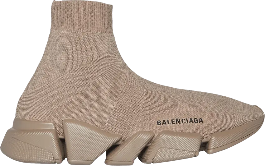  Balenciaga Wmns Recycled Speed 2.0 Sneaker &#039;Dark Beige&#039;