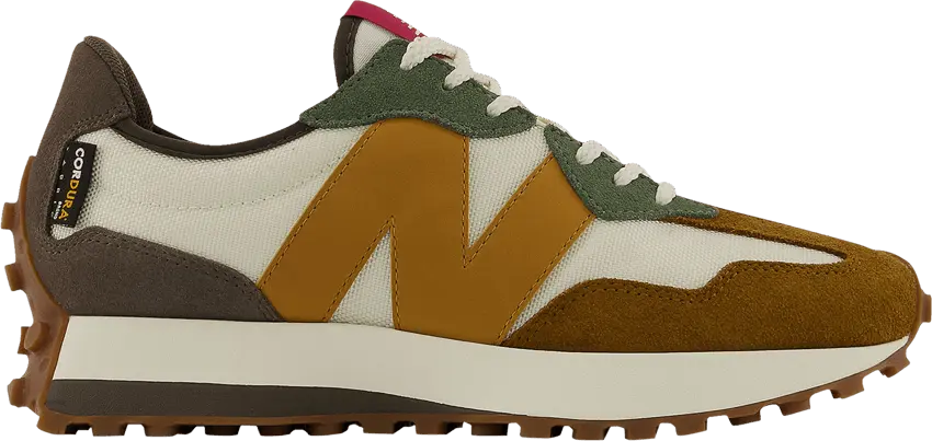  New Balance 327 Winter Wheat Brown Green (Women&#039;s)