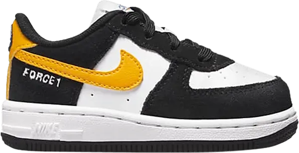  Nike Force 1 LV8 TD &#039;Black White Dark Sulfur&#039;