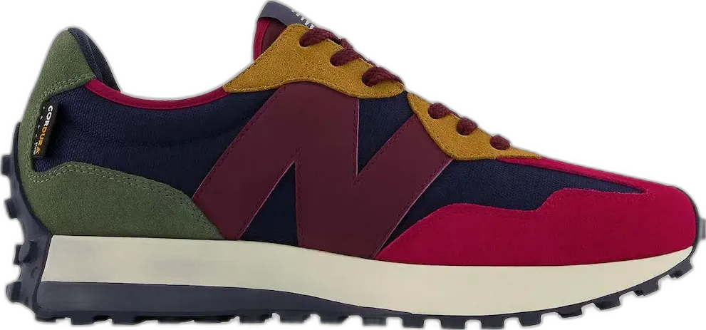  New Balance 327 Winter Navy Pink Maroon