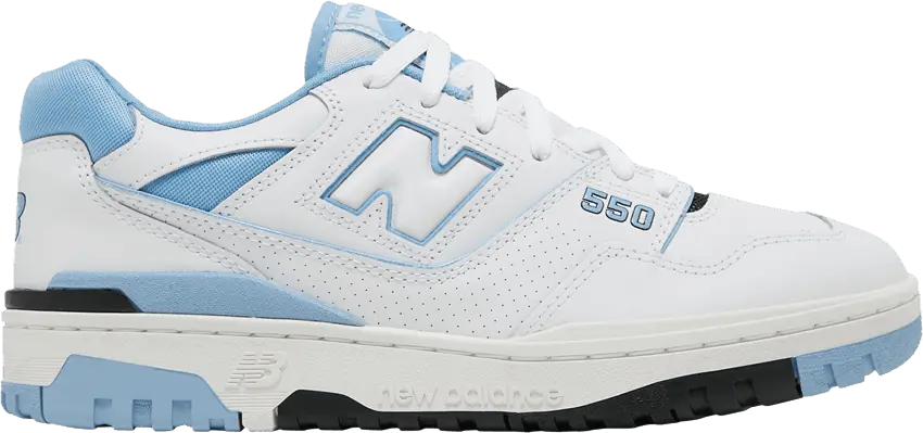  New Balance 550 UNC White University Blue