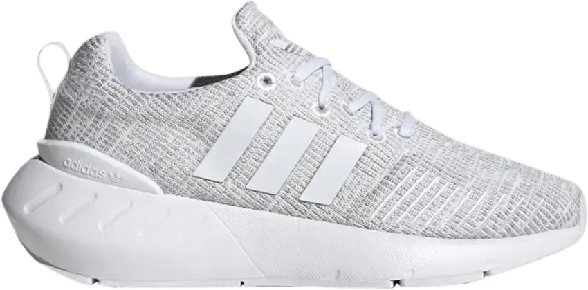  Adidas Swift Run 22 Big Kid &#039;White Grey&#039;