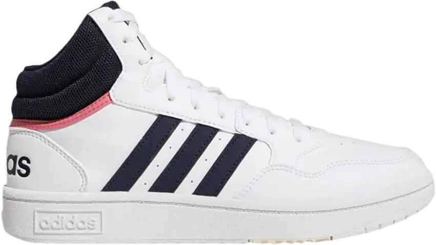 Adidas Wmns Hoops 3.0 Mid &#039;White Rose Tone&#039;