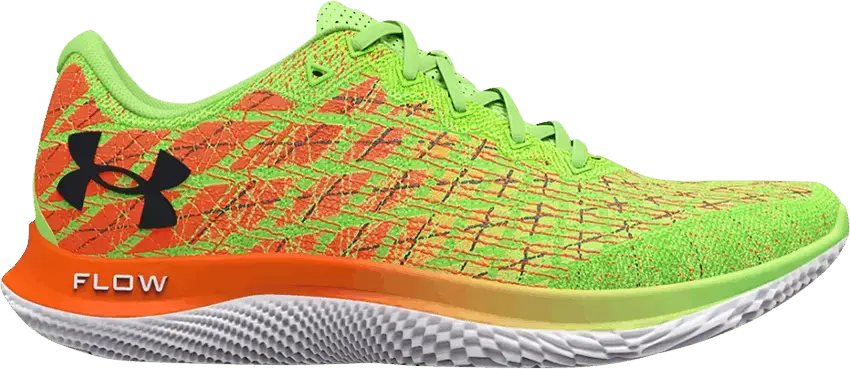  Under Armour Flow Velociti Wind 2 &#039;Quirky Lime Blaze Orange&#039;