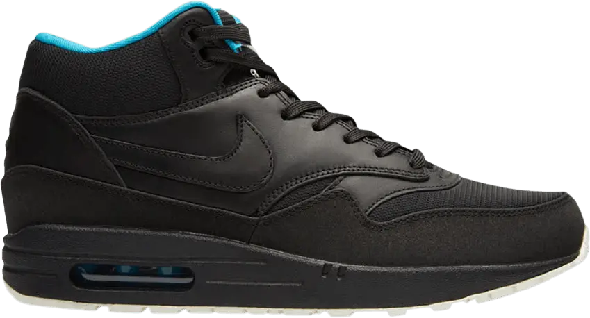  Nike Cristiano Ronaldo x Air Max 1 Mid FB &#039;Black Neo Turquoise&#039;