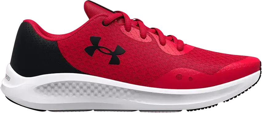  Under Armour Charged Pursuit 3 GS &#039;Red Black&#039;