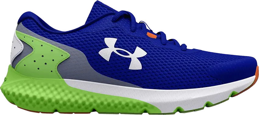  Under Armour Charged Rogue 3 GS &#039;Royal Quirky Lime&#039;