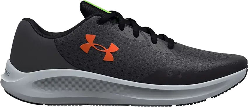  Under Armour Charged Pursuit 3 GS &#039;Jet Grey Black&#039;