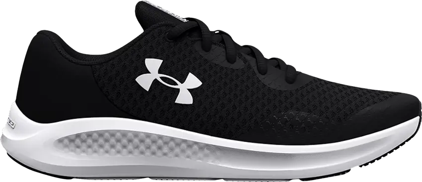  Under Armour Charged Pursuit 3 GS &#039;Black White&#039;