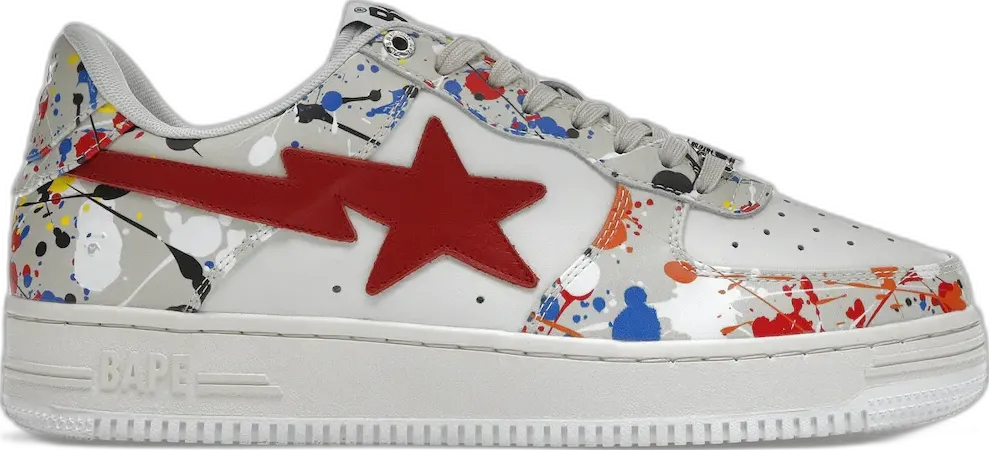  A Bathing Ape Bape Sta Paint Beige