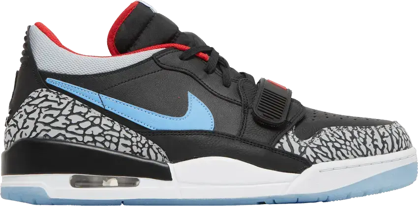  Jordan Legacy 312 Low Black Valor Blue