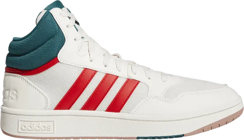  Adidas Hoops 3.0 Mid &#039;White Vivid Red&#039;