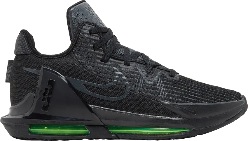 Nike LeBron Witness 6 &#039;Black Anthracite Volt&#039;