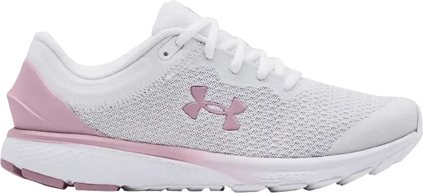  Under Armour Wmns Charged Escape 3 &#039;Big Logo - White Mauve Pink&#039;