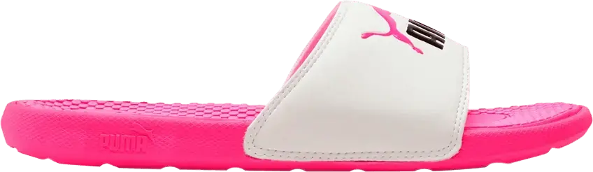  Puma Cool Cat Slides Jr &#039;Knockout Pink White&#039;