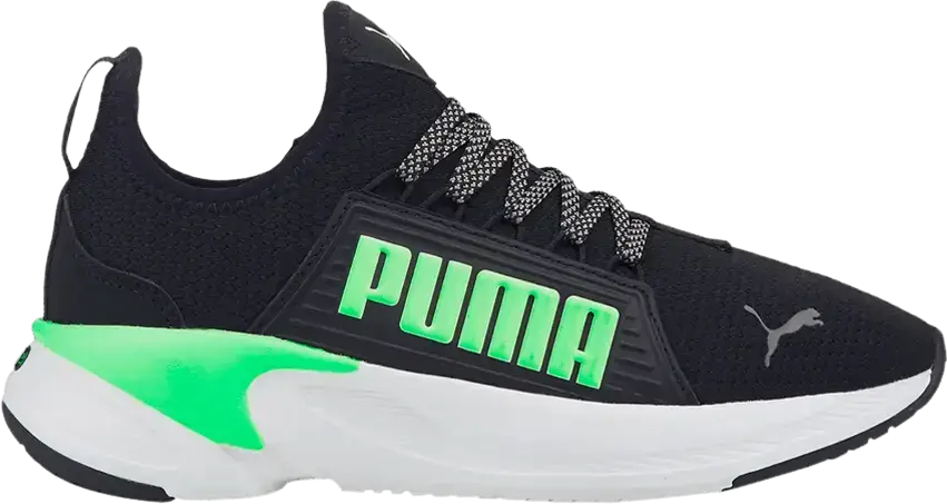  Puma Softride Premier Slip-On Jr &#039;Black Fizzy Lime&#039;