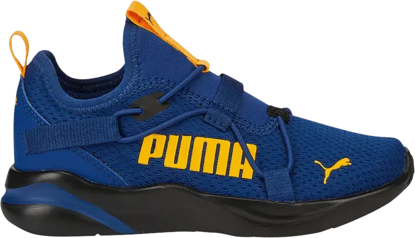  Puma Softride Rift Pop Little Kid &#039;Blazing Blue Tangerine&#039;