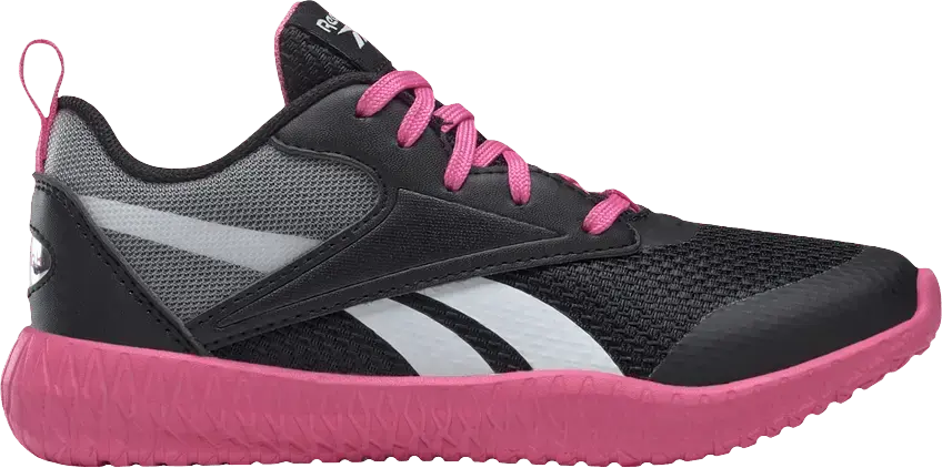  Reebok Flexagon Energy 3 Little Kid &#039;Black True Pink&#039;