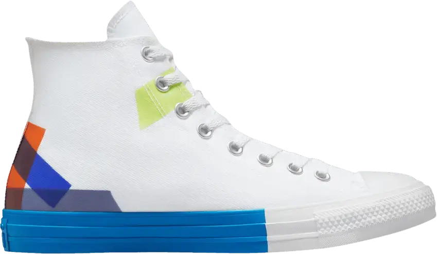  Converse Chuck Taylor All Star High &#039;Space Racer - White Kinetic Blue&#039;