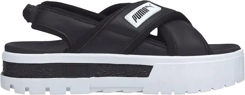  Puma Wmns Mayze Sandal &#039;Black White&#039;