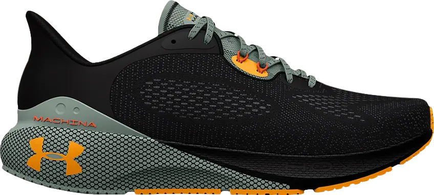  Under Armour HOVR Machina 3 &#039;Black Illusion Green&#039;