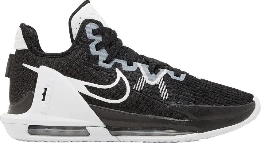  Nike LeBron Witness 6 TB &#039;Black White&#039;